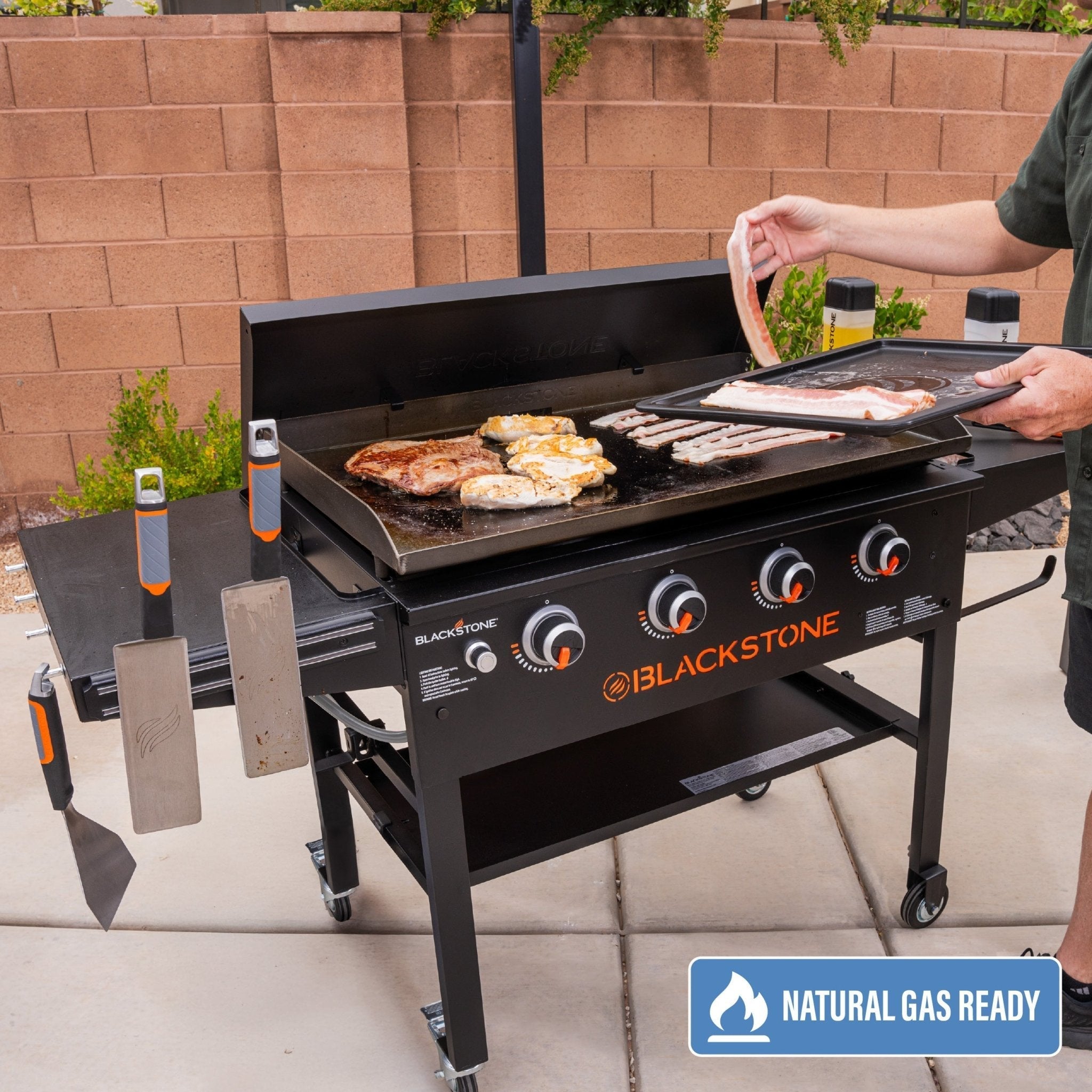 Original 36” Griddle with Hard Cover (Natural Gas)